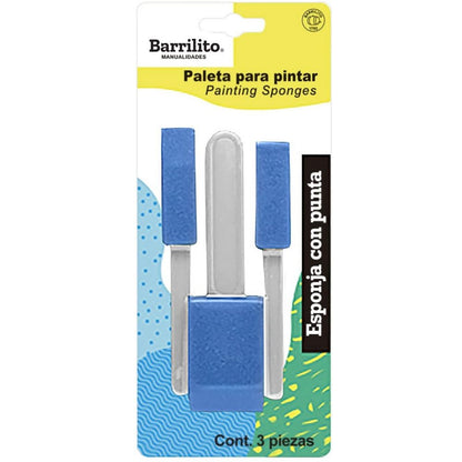 Brochas de Esponja Tipo Paleta  Barrilito
