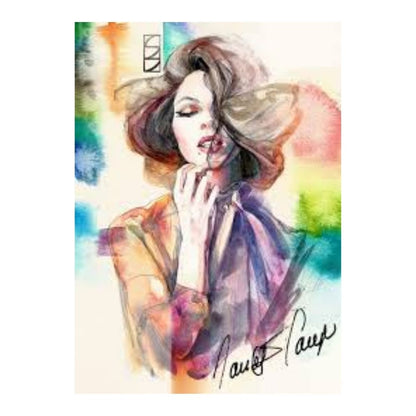 Paper Fashion Hot Press Watercolor Paper / Paquete de Papel Para Acuarela Papel para Arte American Crafts