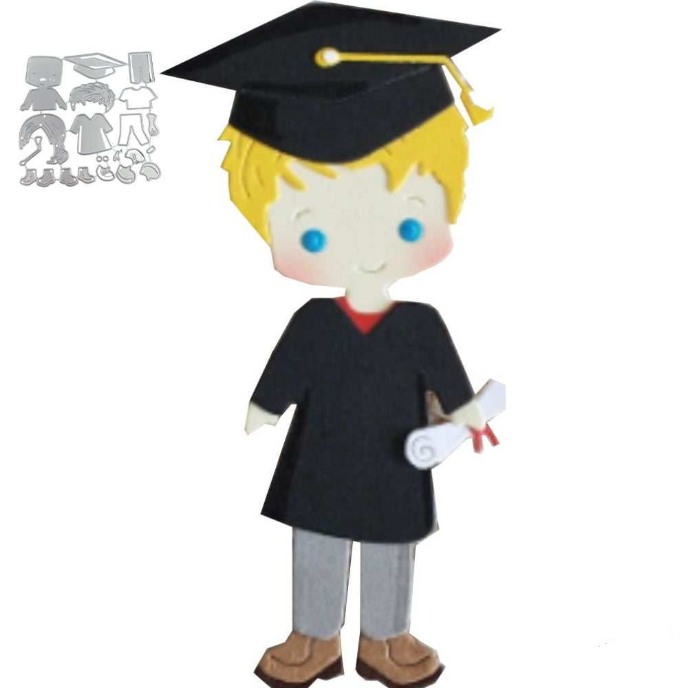 Suaje de Graduación de Niños Dados de Corte / Suajes / Troqueles Hobbees