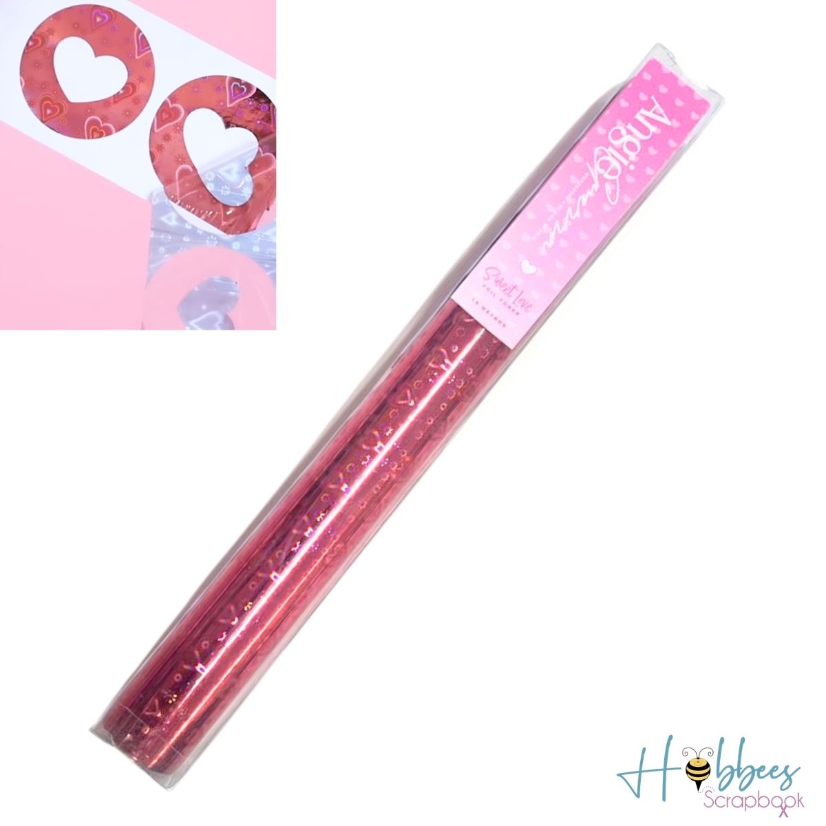 Foil para Tinta Toner Sweet Love 10m. Foil Reactivo Angie Guerra