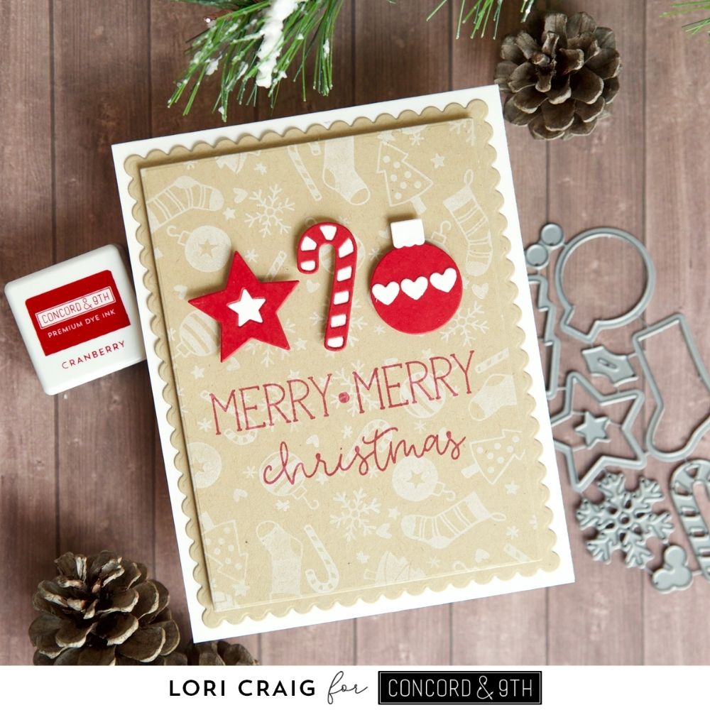 Iconic Christmas Dies / Suajes Iconos de Navidad Descontinuado Concord &amp; 9th