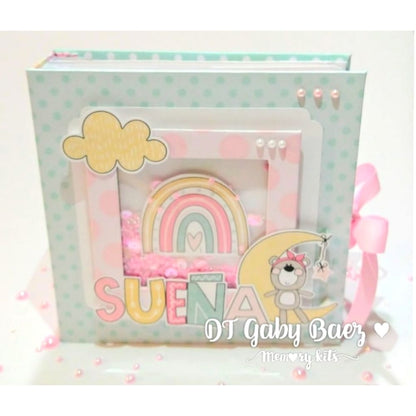 Kit de Papel Cartulina Nubes de Algodón Niños Descontinuado Memory Kits