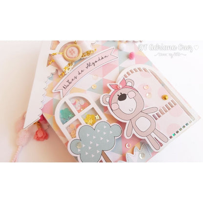 Kit de Papel Cartulina Nubes de Algodón Niños Descontinuado Memory Kits