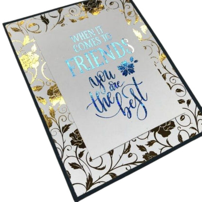 Foil para Tinta Toner Azul 3m. Foil Reactivo Angie Guerra