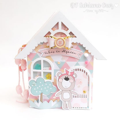 Kit de Papel Cartulina Nubes de Algodón Niños Descontinuado Memory Kits