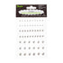 Flat Back Adhesive Silver Pearls / Medias Perlas Plateadas Adhesivas Descontinuado Darice