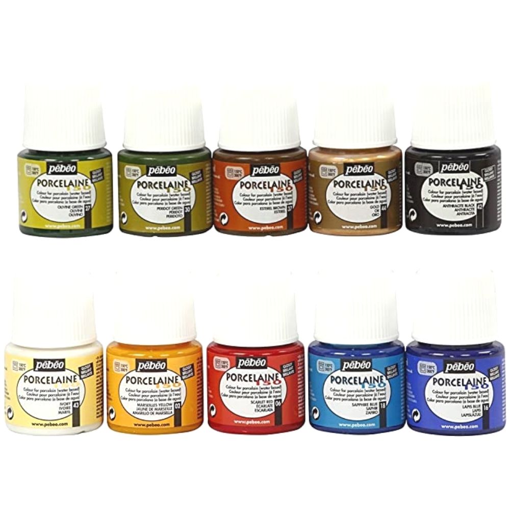 Porcelaine 150 China Paint Set / Pintura Para Porcelana Descontinuado Pebeo
