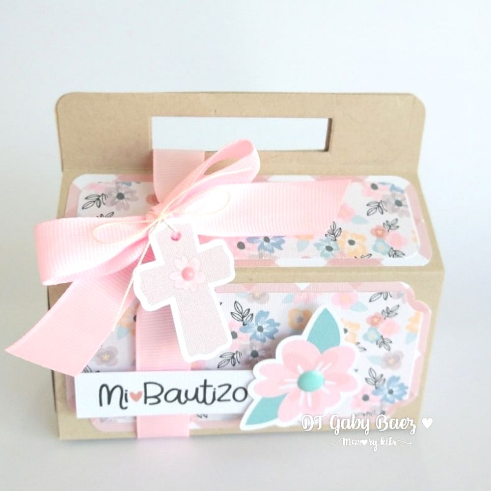Kit de Papel Cartulina Mi Bautizo Papel Memory Kits
