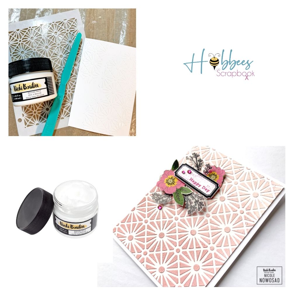 Molding Paste / Pasta para Texturizar Pintura Vicki Boutin