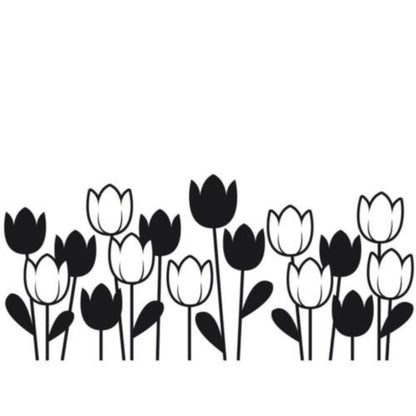 Embossing Spring Tulips / Folder de Grabado Tulipanes Descontinuado Darice