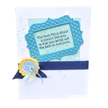 Fun Frames Embossing Folders / 2 Folders de Grabado de Marcos Decorados Folders de Grabado Stampin Up!