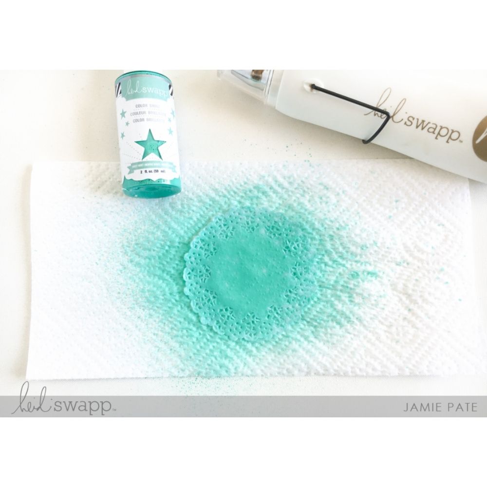 Color Shine Pack 2  / Kit de 6 Tintas en Spray con Brillitos  Heidi Swapp