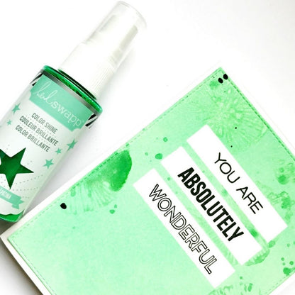 Color Shine Pack 5  / Kit de 6 Tintas en Spray con Brillitos Descontinuado Heidi Swapp