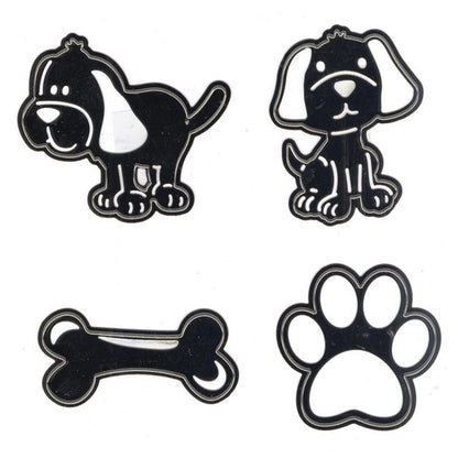 Suaje De Corte de Perros, Hueso y Huella / Dogs, Bone &amp; Paw Print Descontinuado Joy Crafts