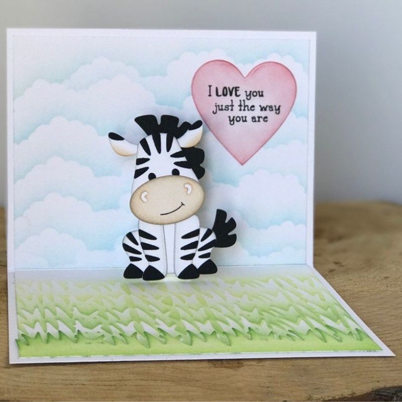 Zebra Die / Suaje de Corte Zebra Descontinuado Elizabeth Craft Designs