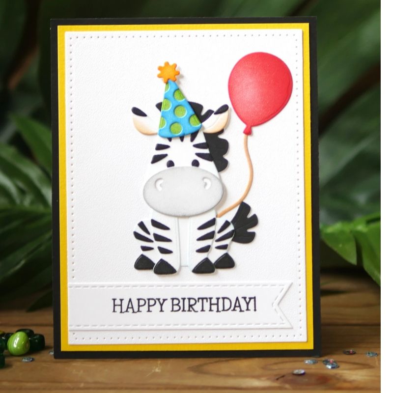 Zebra Die / Suaje de Corte Zebra Descontinuado Elizabeth Craft Designs