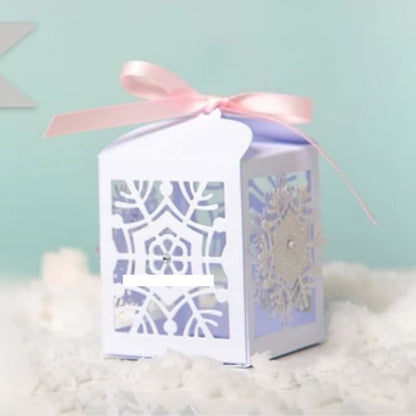 Thinlits Snowflake Favor Box Die  / Suaje de Cajita de Copo de Nieve Descontinuado Sizzix