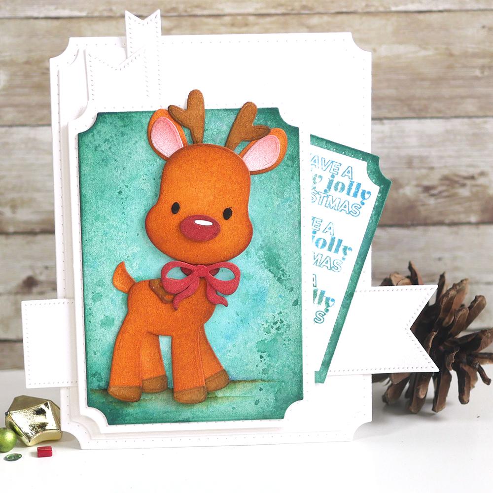 Reindeer Dies / Suajes de Reno y Corona  Elizabeth Craft Designs