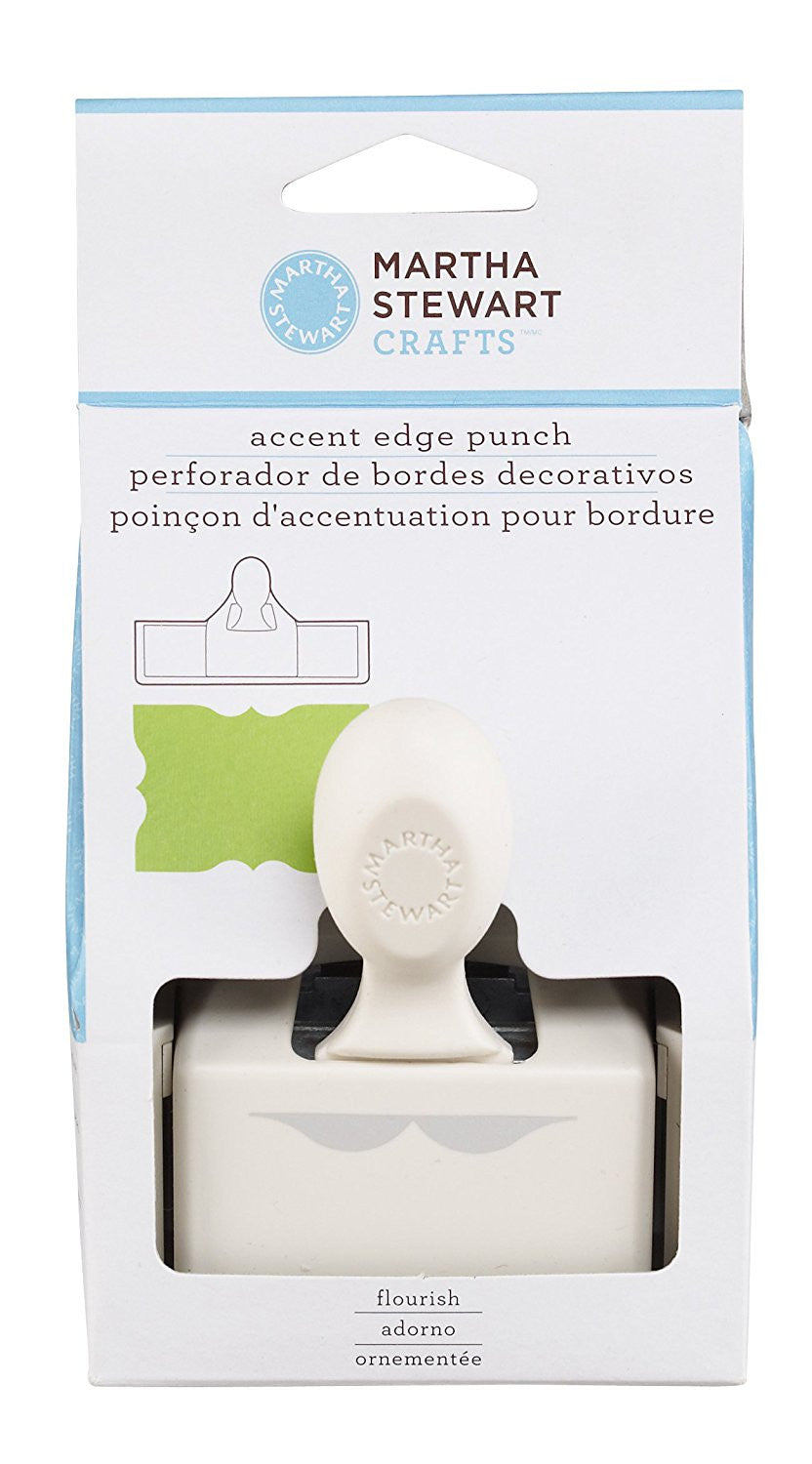 Flourish Accent Edge Punch / Perforadora de Orilla Ondas Descontinuado Martha Stewart