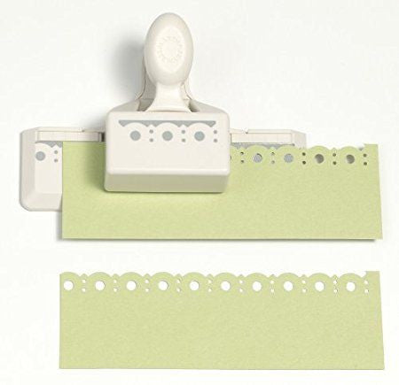 Footlights Edge Punch / Perforadora de Orilla Ondas y Circulos Descontinuado Martha Stewart