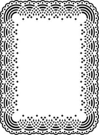 Embossing Doily Lace / Folder de Grabado Marco de Encaje Descontinuado Darice