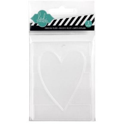 Embossing Folder / Folder de Grabado de Corazón Descontinuado Heidi Swapp