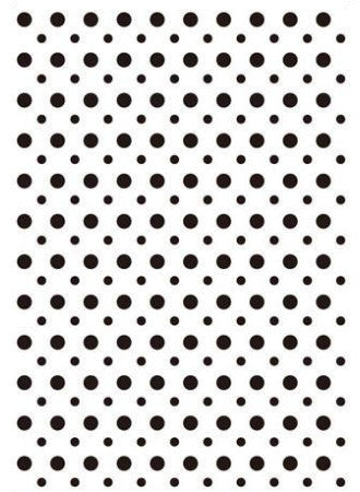 Embossing Multi Sized Dots / Folder de Grabado Multi Punticos Descontinuado Darice