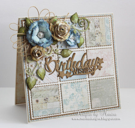 Essentials Square Layering Basics Die Set/ Set de Suajes de Cuadrados Dados de Corte / Suajes / Troqueles Tonic Studios