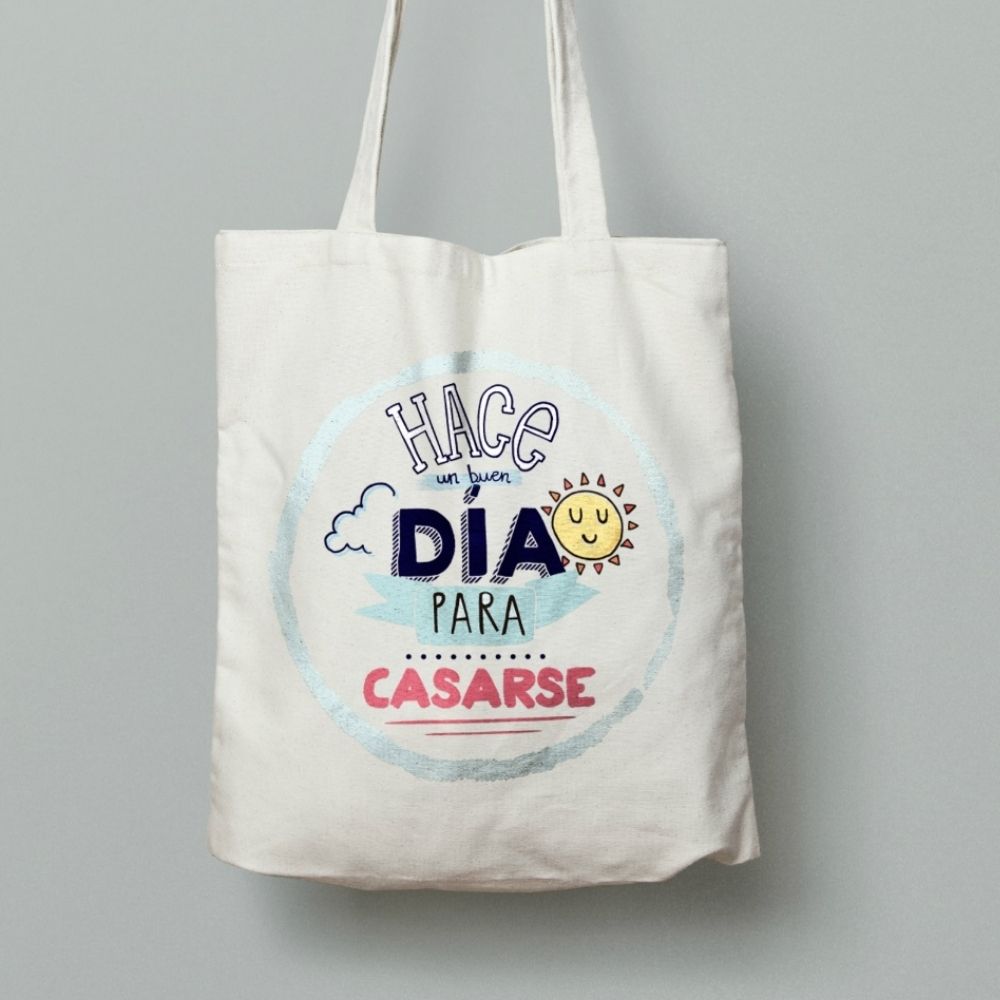 Cotton Tote Bag / Bolsa de Algodón Ecológica Almacenamiento y Organización Darice
