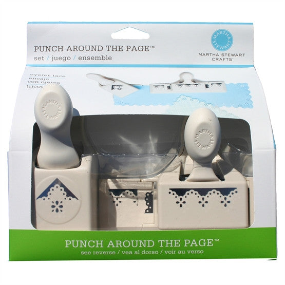 Punch Around Eyelet Lace  / Perforadora de Orilla y Esquina  Encaje Descontinuado Martha Stewart