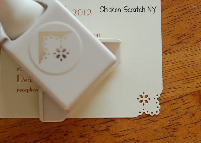 Punch Around Eyelet Lace  / Perforadora de Orilla y Esquina  Encaje Descontinuado Martha Stewart