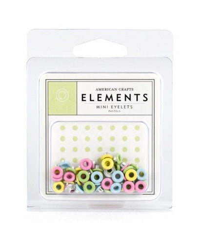 Eyelets Mini Pastels / Mini Ojllos Tonos Pasteles Descontinuado American Crafts