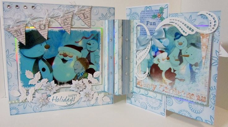 Folder de Grabado Grande / Embossalicious Flower Power 8" x 8" Descontinuado Crafter&