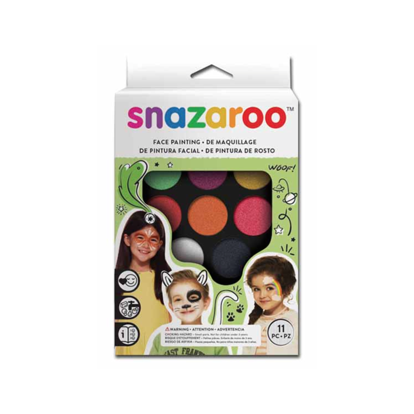 Snazaroo Face Paint Kit / Kit de Maquillaje de Fantasía Descontinuado Snazaroo