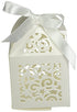 Favor Box with Pearl Ribbon Ties / Cajitas con Moño Brillante Cajitas para Armar David Tutera