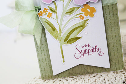 Feather Stamps &amp; Dies Set / Kit de Sellos y Suajes de Hojas Descontinuado American Crafts