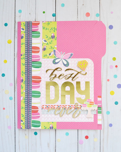 Template Studio File Folder Guide  / Guía Para Carpetas de Archivo Descontinuado We R Memory Keepers