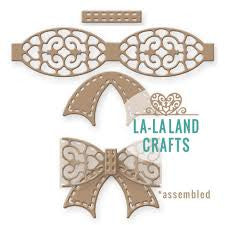 Filigree Bow Die / Suaje de Moño Calado Descontinuado La-La Land Crafts