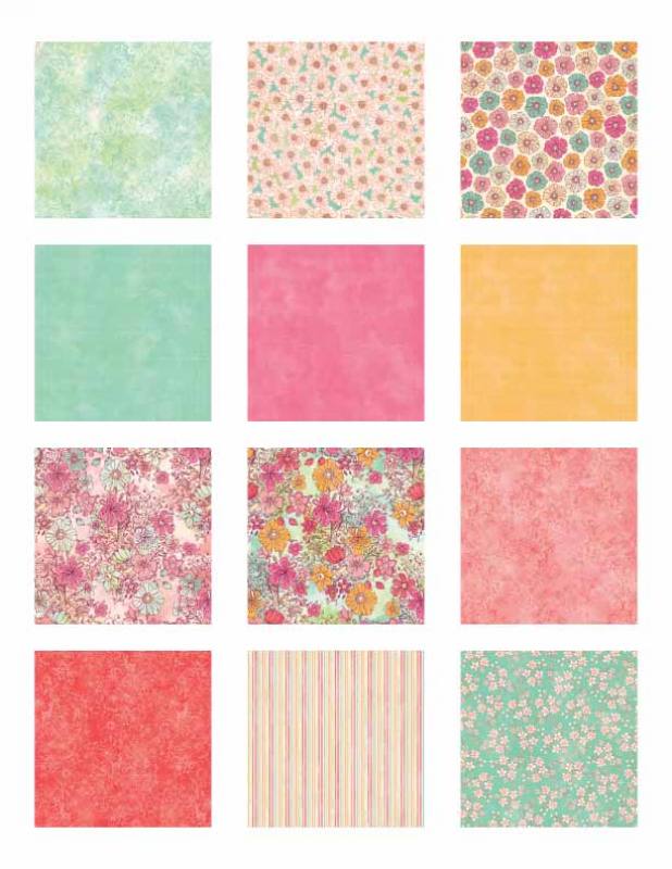 Floral Fair Paper Stack / Block de Papel Floral 180 Hojas Descontinuado DCWV