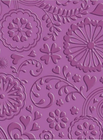 Folder de Grabado / Embossing Floral Fantasy Descontinuado Cuttlebug