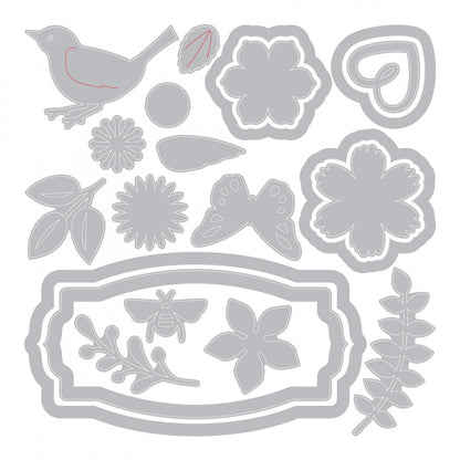 Thinlits Spring Things Die / Suaje de Flores Primaverales descontinuado Sizzix