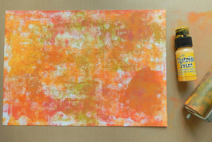Distress Dabber  Fossilized Amber Acrylic Paint /  Pintura Acrílica Ambar Descontinuado Ranger