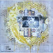 Distress Fossilized Amber Spray Stain / Tinta en Spray Amarillo Mostaza Descontinuado Ranger