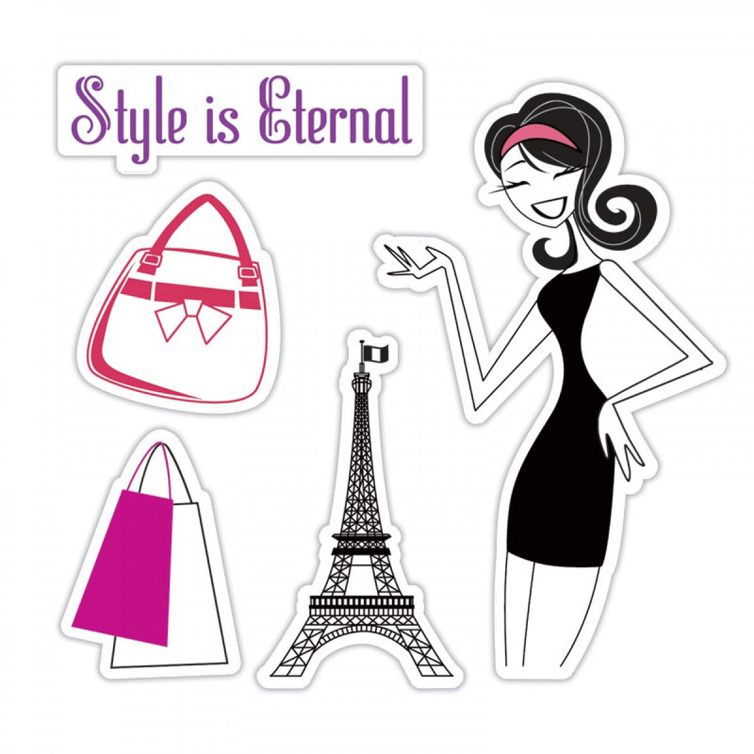 Framelits Eternal Style Die & Stamp Set / Suajes y Sellos de Estilo Eterno Dados de Corte / Suajes / Troqueles Sizzix