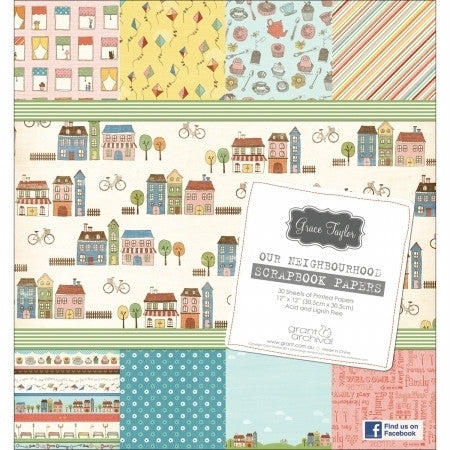 Our Neighbourhood / Block de Papel Nuestro Vecindario Descontinuado Grace Taylor