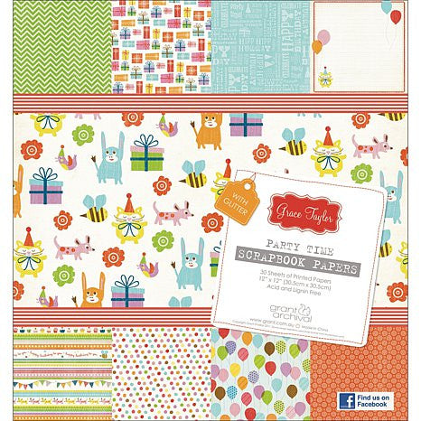 Party Time / Block de Papel Fiesta Descontinuado Grace Taylor