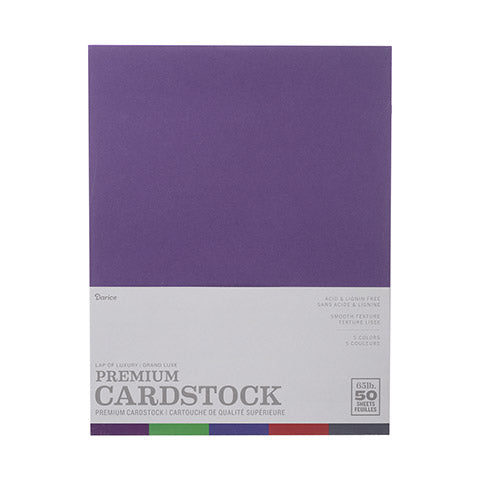 Lap of Luxury Cardstock  / 50 Hojas de Cartulina de Colores T. Carta Descontinuado Core&