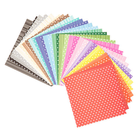Value Patterned Paper Pack 90 pk / Paquete de 90 Hojas decoradas Descontinuado Core&