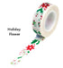 Washi Trendy Tape Holiday Flowers / Cinta Adhesiva Descontinuado Queen&Co