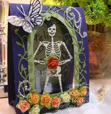 Happy Skeleton Die / Suaje de Corte Esqueleto Feliz Descontinuado Memory Box